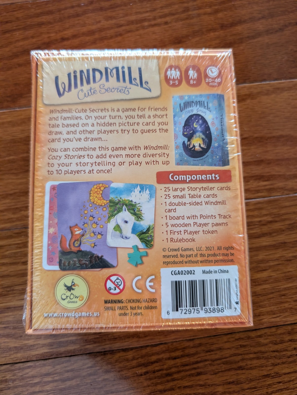WINDMILL Cute Secrets Family Game, Storytelling, Animals, 3+ Players