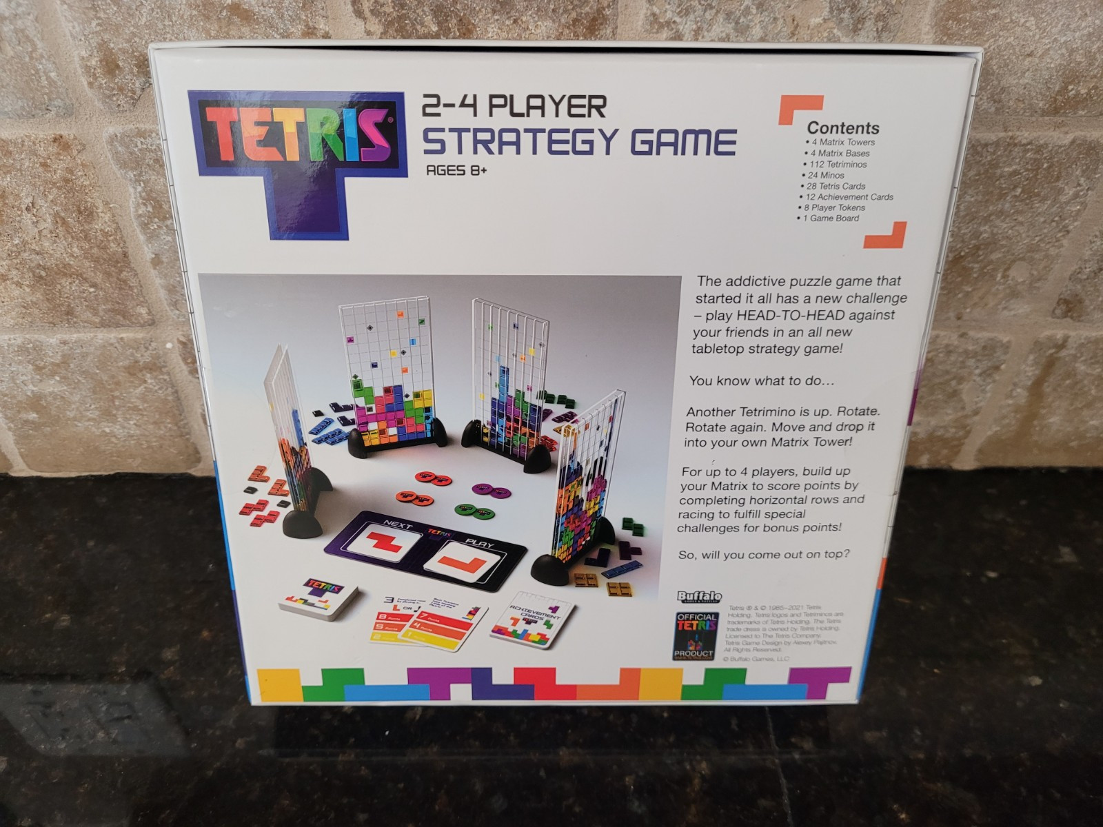 Tetris Board Game Buffalo Games & Puzzles – New Sealed In Box