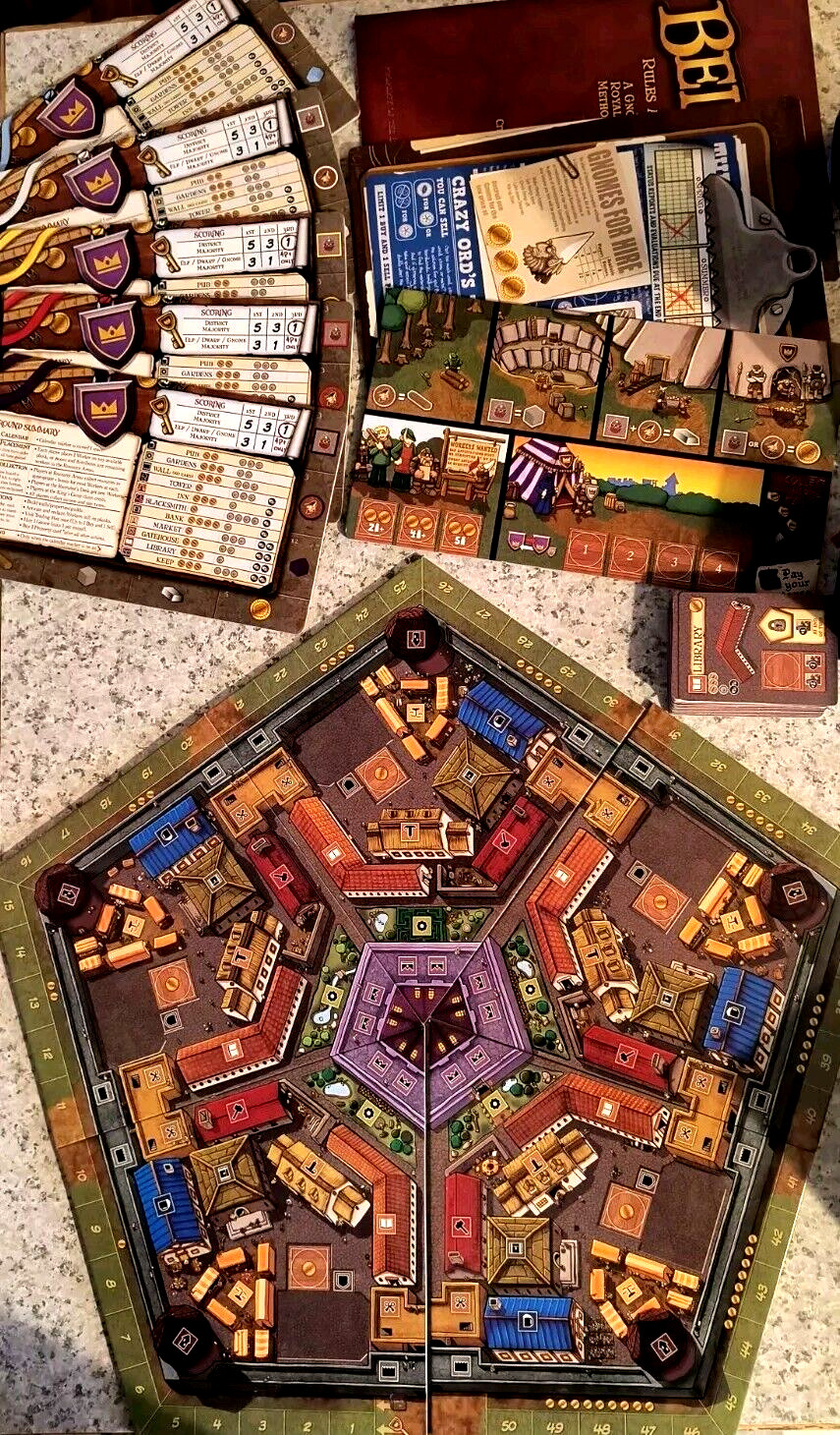 BELFORT By Tasty Minstrel Games TMG 1st Edition Out Of Print Complete MINT