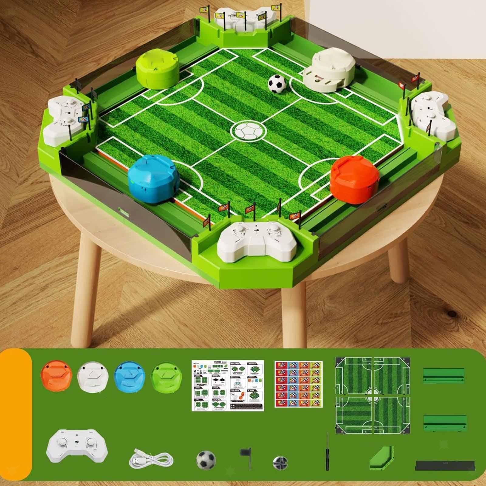 Remote Control Foosball Table Game Soccer Board Game Hand Eye Coordination Gift
