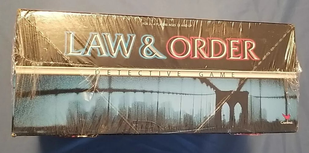 Brand New & SEALED Law & Order Detective Game Cardinal Games Crime TV Show