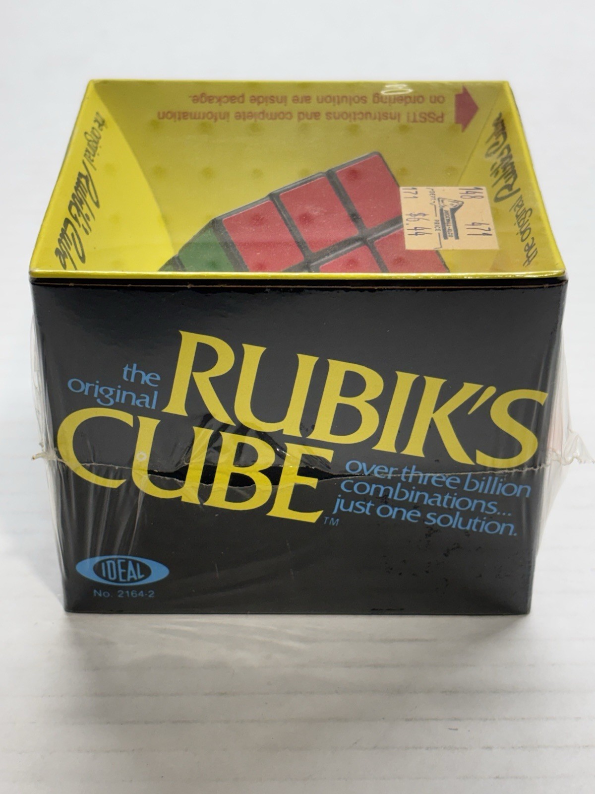 Original Vintage Factory Sealed in box 1980 Ideal Original Rubik’s Cube 2164-2