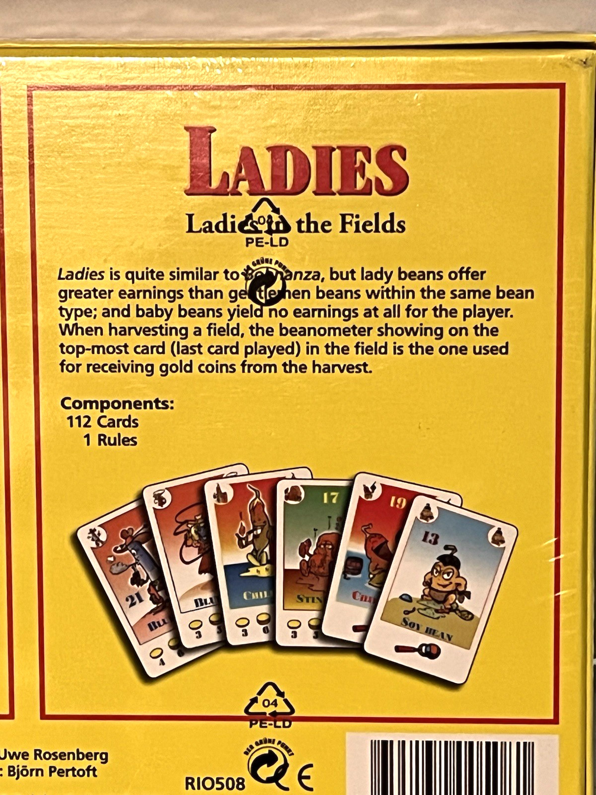 Bohnanza Ladies & Gangsters-New Rio Grande Games-New Sealed