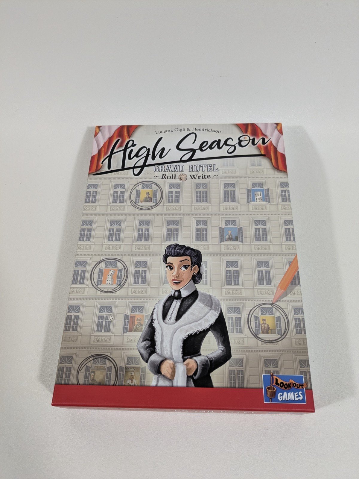 Lookout Grand Austria Hotel High Season Grand Hotel Roll & Write Box Great Game!