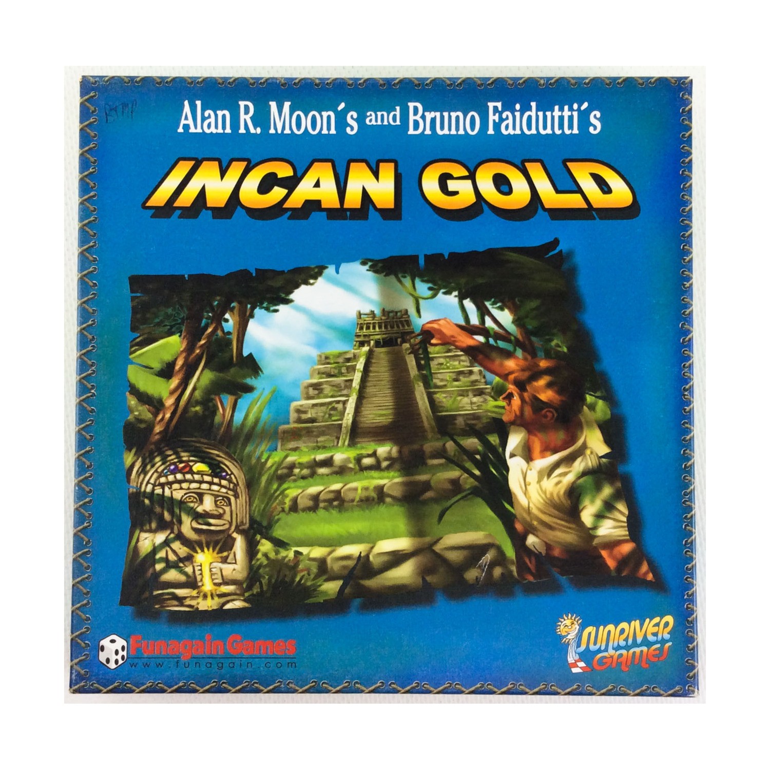 Sunriver Boardgame Incan Gold (2006 Ed) Box VG/EX