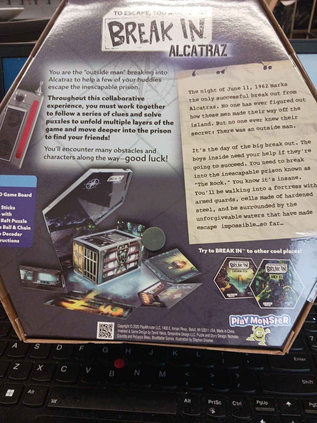 Break In Alcatraz Prison Game To Escape You Must First 7491 Age 12+ New
