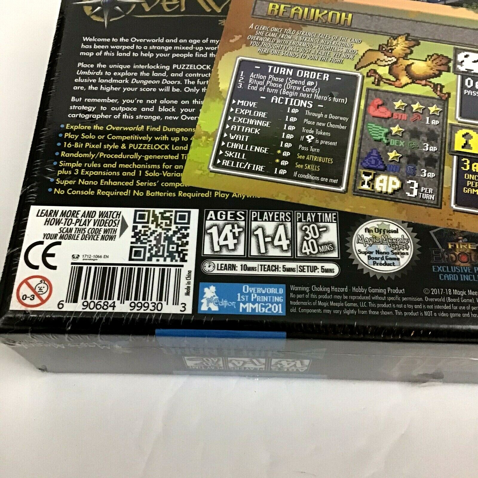 Magic Meeple Games Overworld Super Nano Series Board Game in Box NWD*