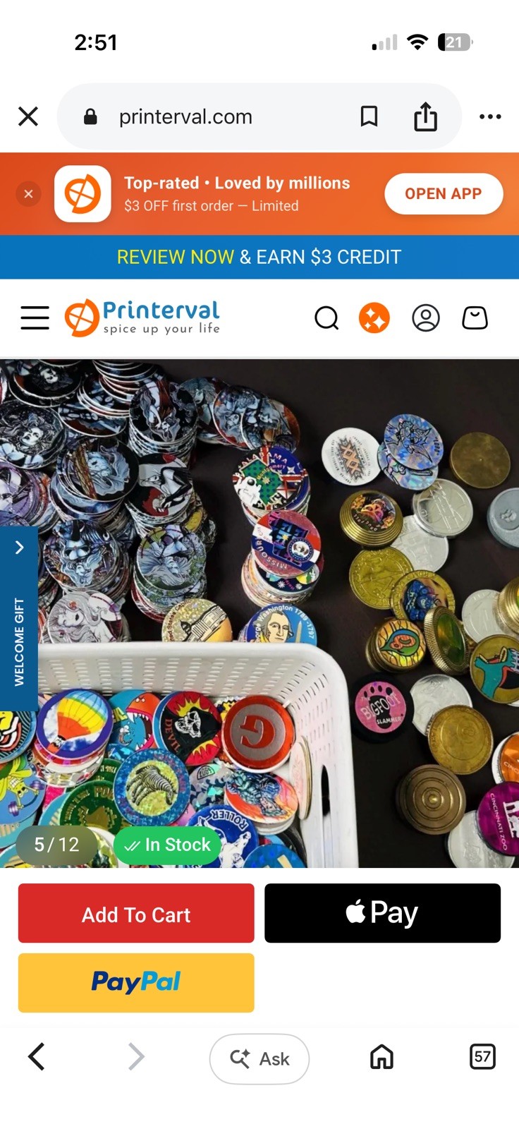 90s POGs – Set Of 50 w Container, Two Metal & Plastic Slammers