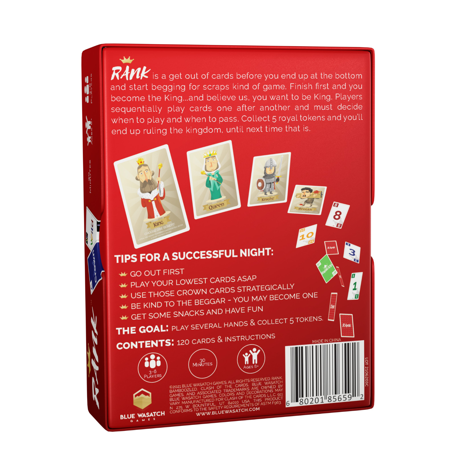 Rank – Card Game of Timely Decisions for Friends and Family from Kid to Adult.