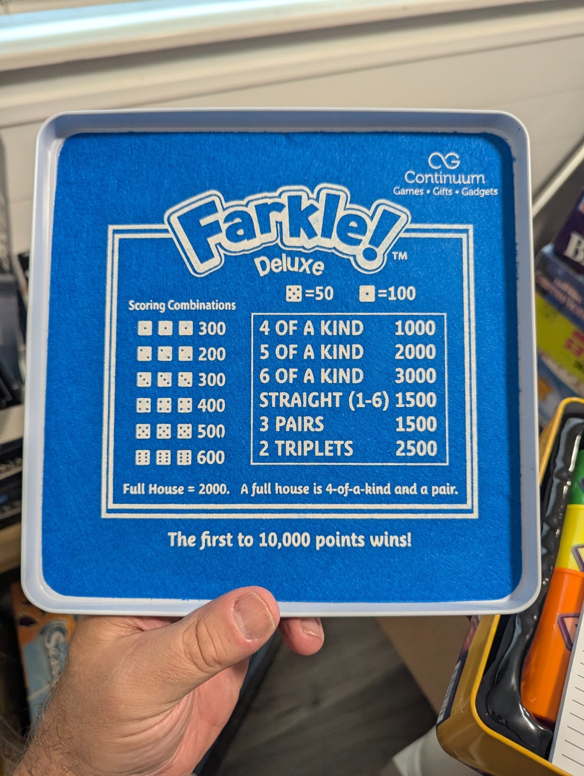 FARKLE! DELUXE Dice Game in COLLECTIBLE TIN 100% COMPLETE 2022