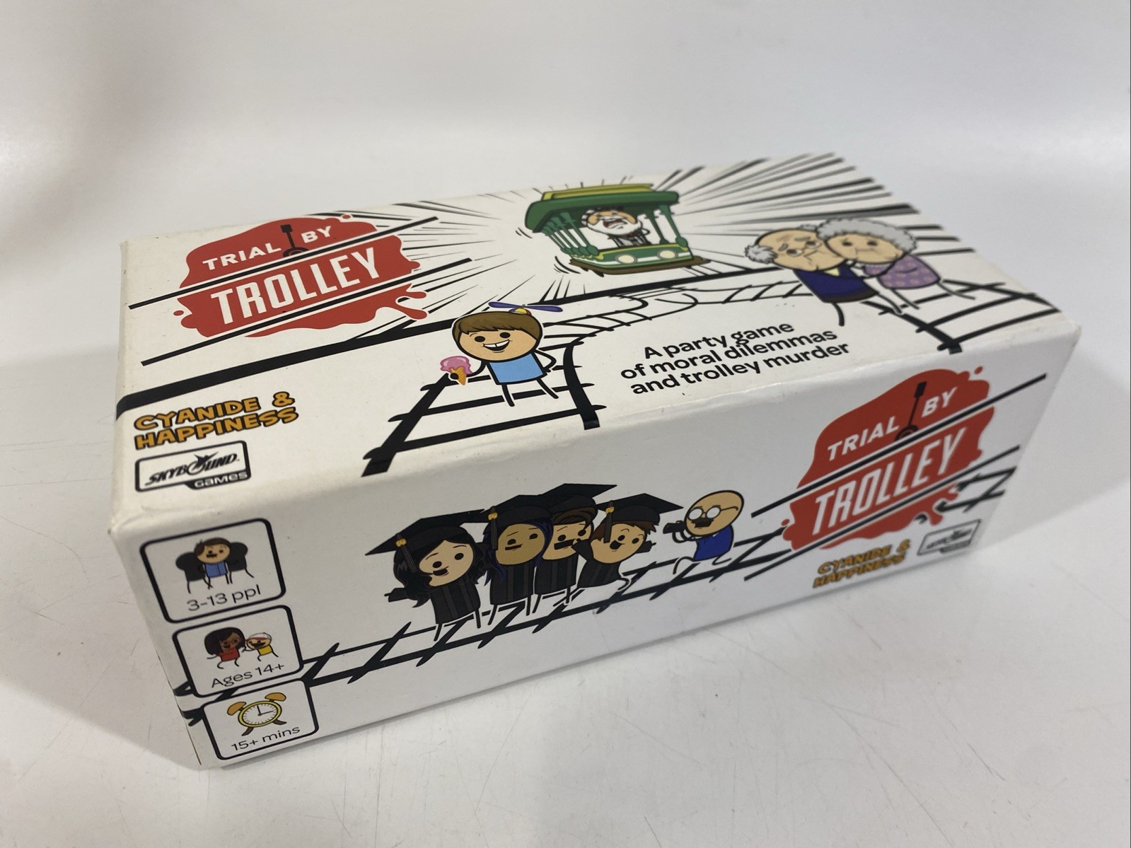 Skybound Trial by Trolley Moral Dilemma and Murder Party Game – SKY4214