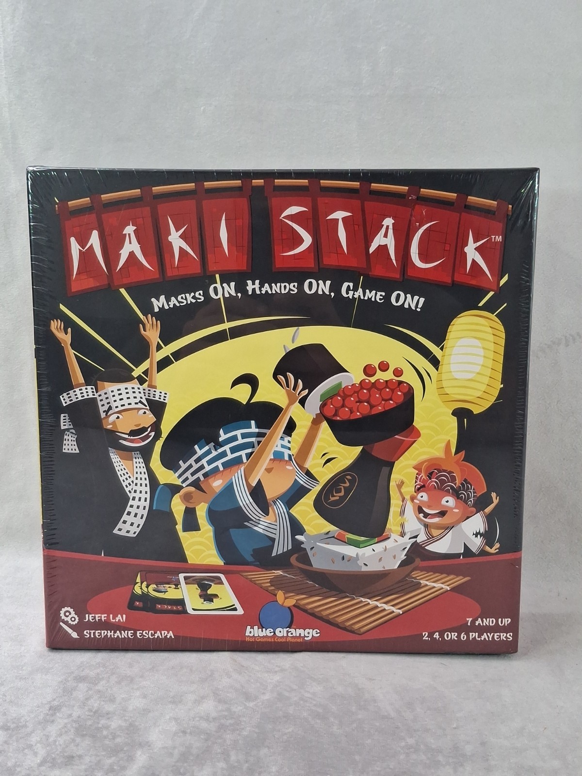 Maki Stack Family Party Dexterity Game by Blue Orange Chopsticks Blindfold NEW