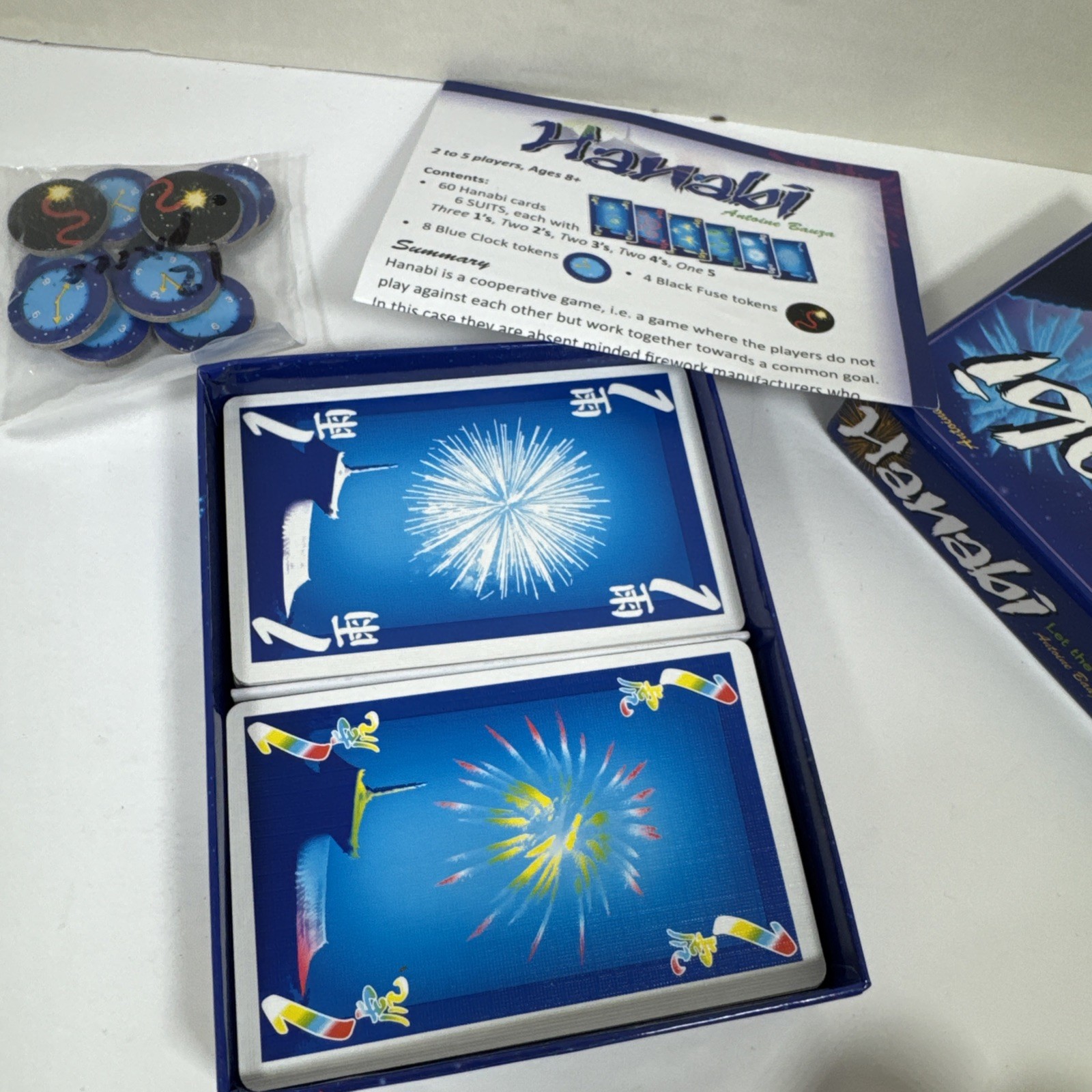 HANABI Card Game Coop Strategy Fun Groups & Parties Easy Fireworks