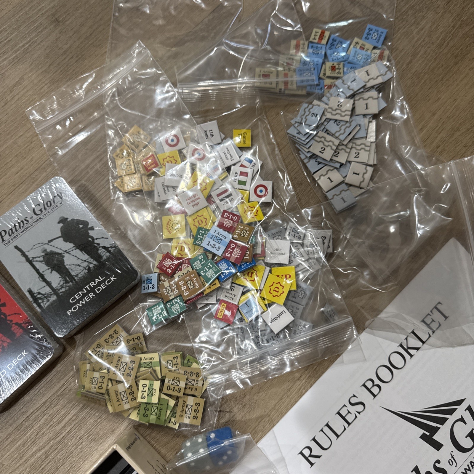 Paths Of Glory The First World War Board Game GMT games