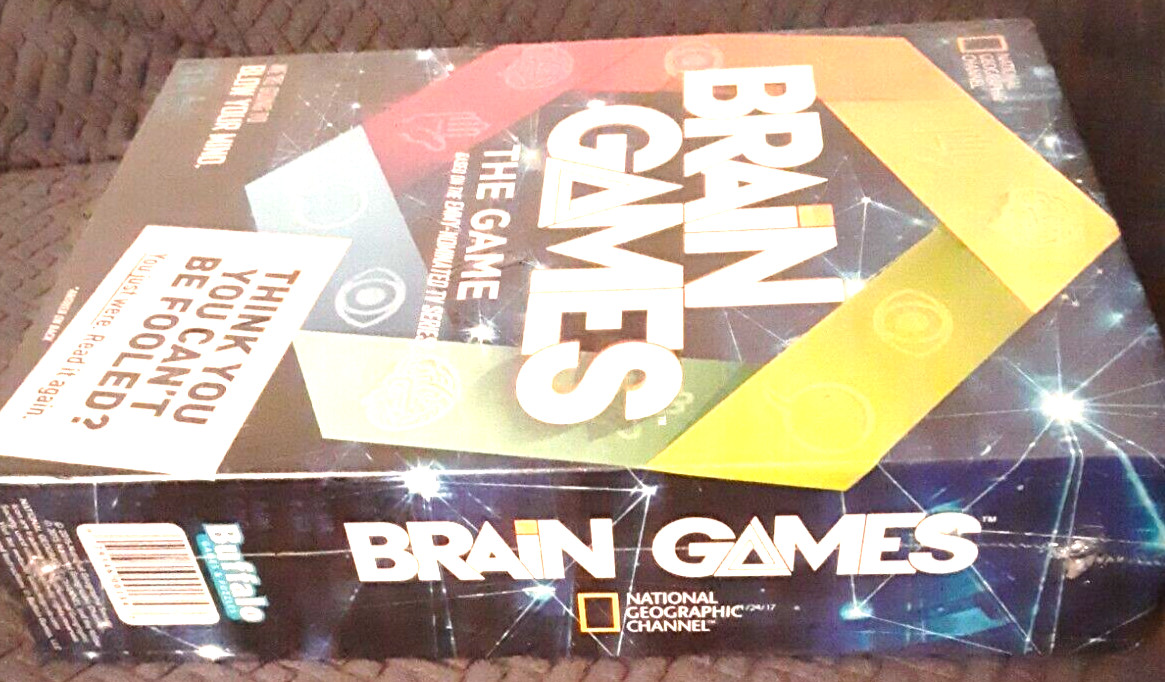 Brain Games National Geographic Channel Complete Board Game Family Education NOS