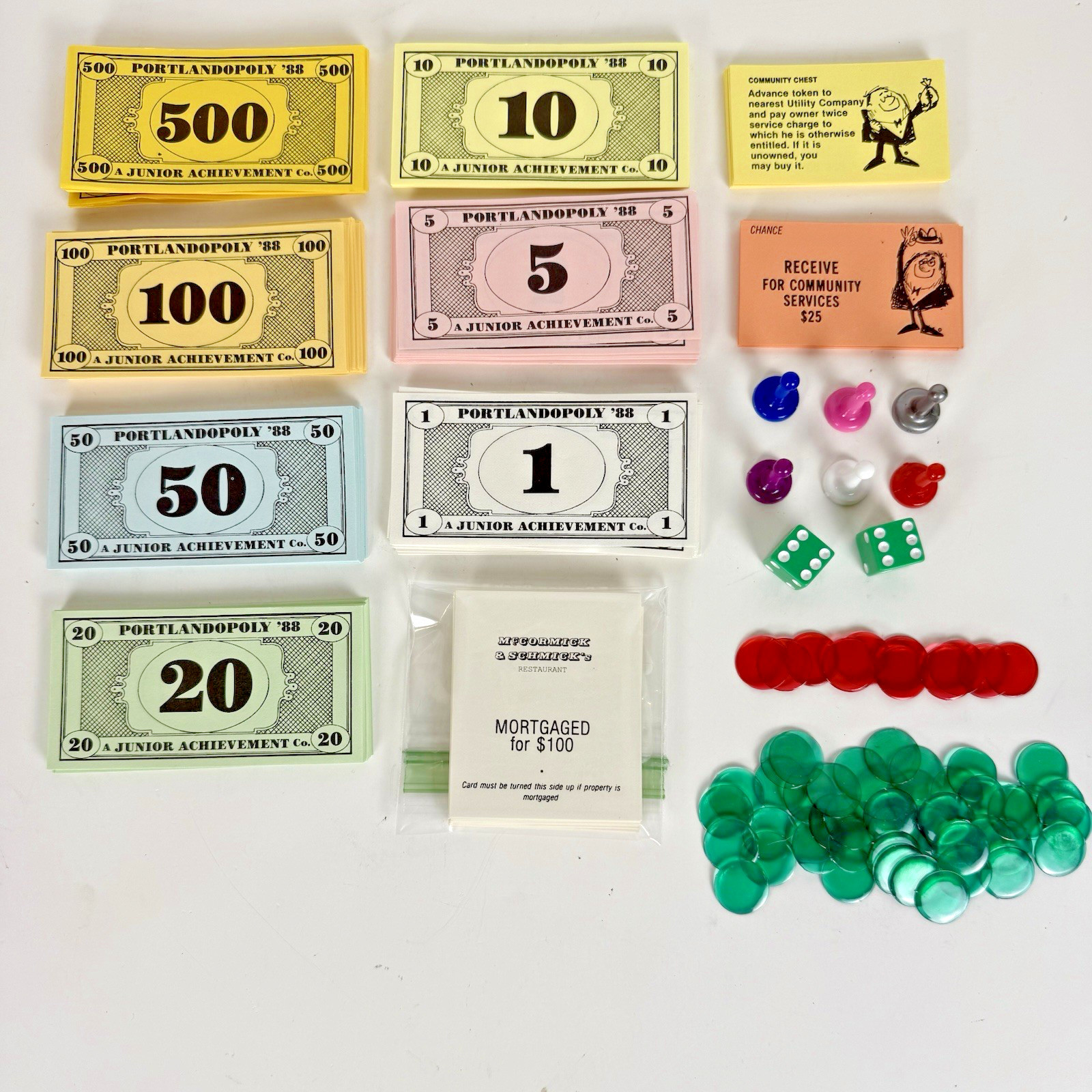 Vintage Portlandopoly ’88 Tournament Edition Board Game – Portland Oregon RARE