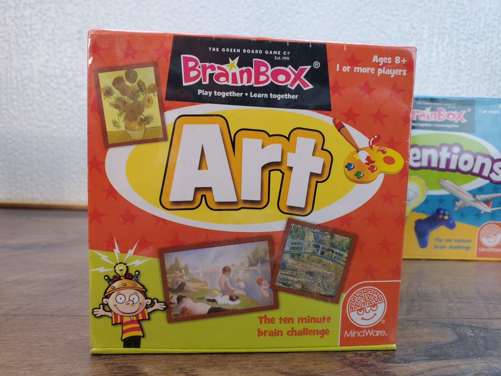 MindWare BrainBox Game Lot Math Art Inventions Educational Trivia Memory Sealed