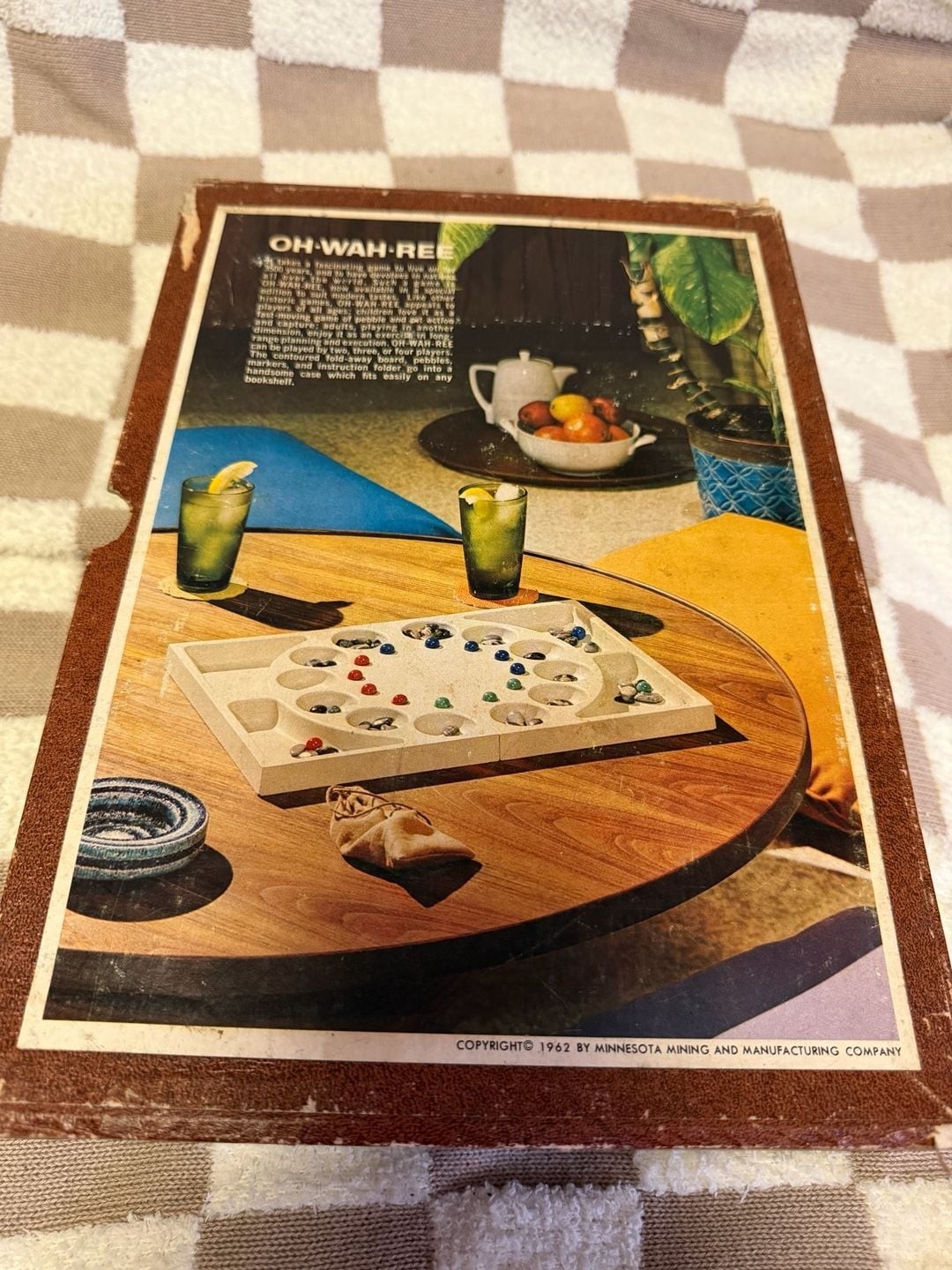 Oh-Wah-Ree Game – 1962 – 3M – Great Condition