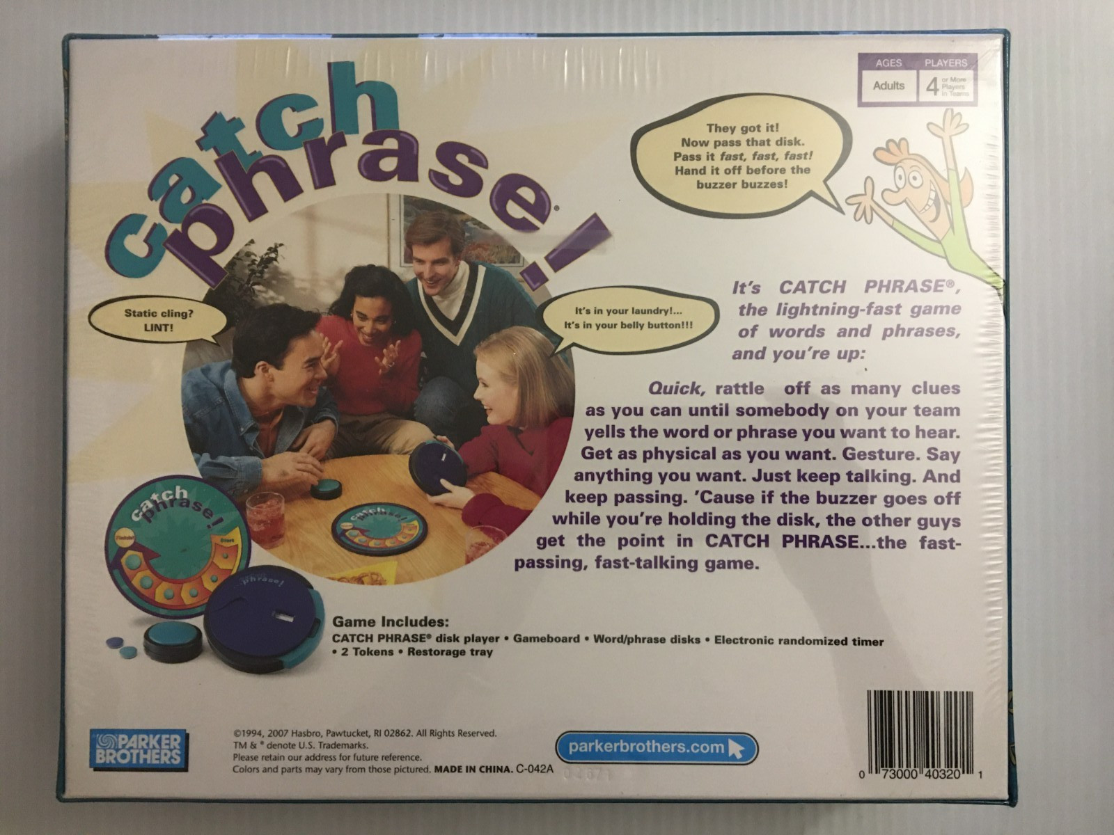 Catch Phrase Board Game Parker Brothers Target Adults Party Game 2007