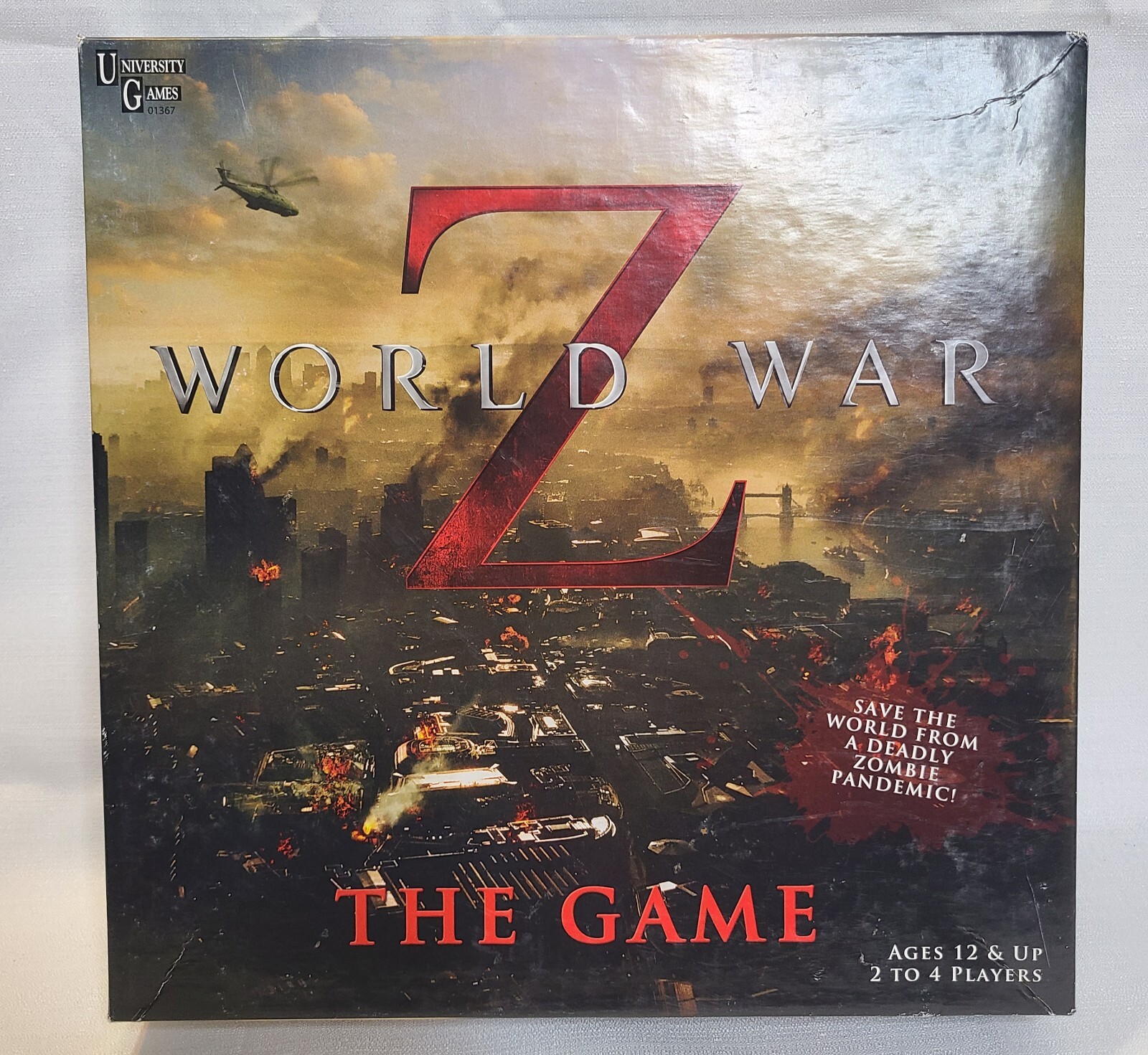 World War Z The Board Game Zombies University Games Tactical Movie Game
