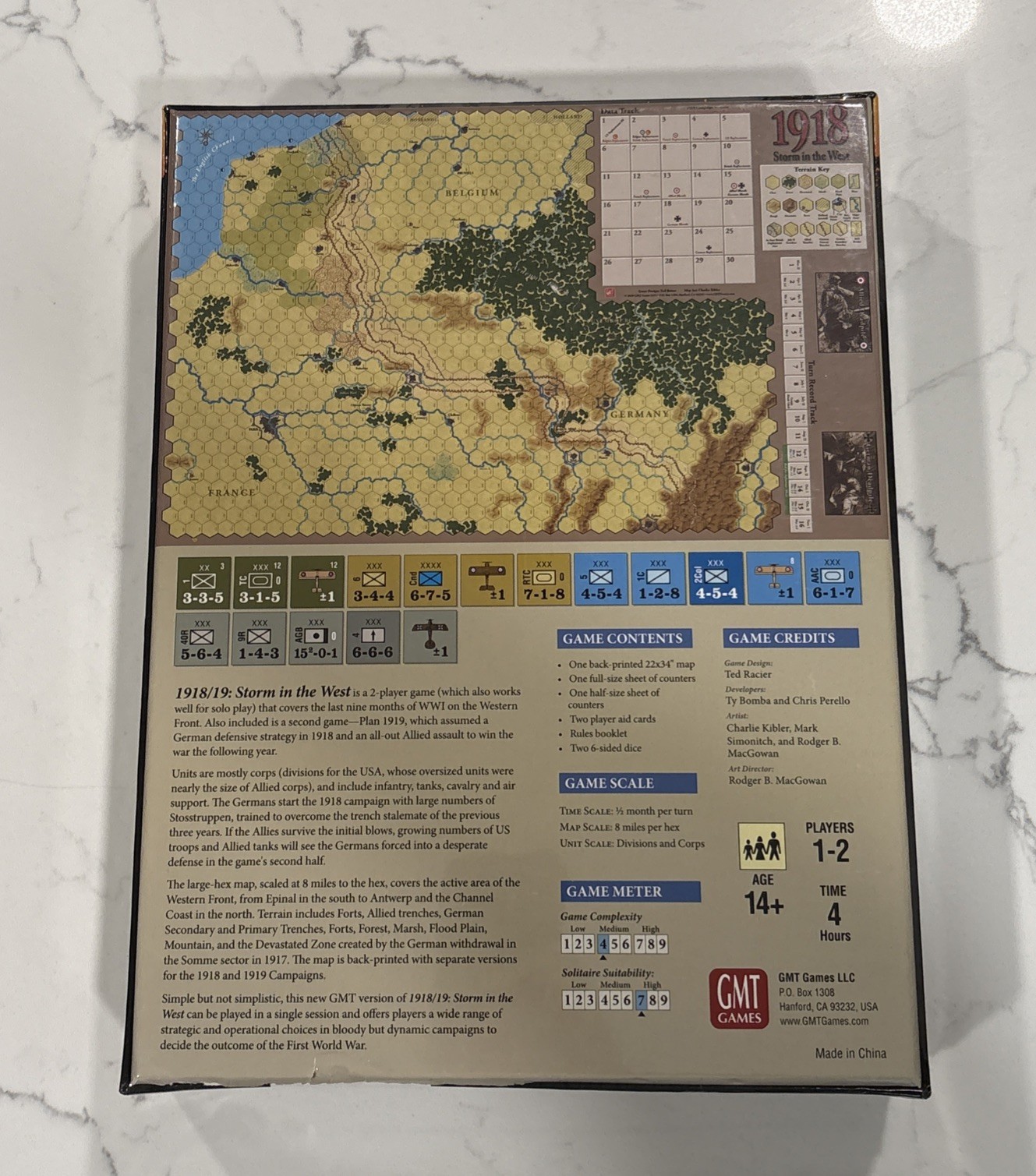 1918-1919: Storm in the West World War I Strategic Game SEALED GMT Games