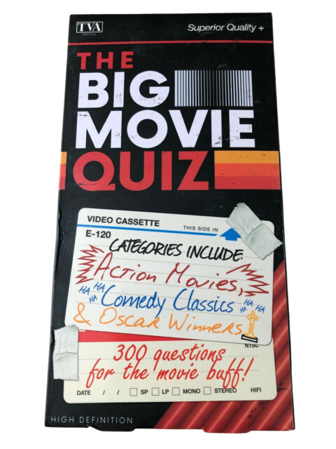 Professor Puzzle The Big Movie Quiz Trivia Game Trivial Pursuit Comedy Action