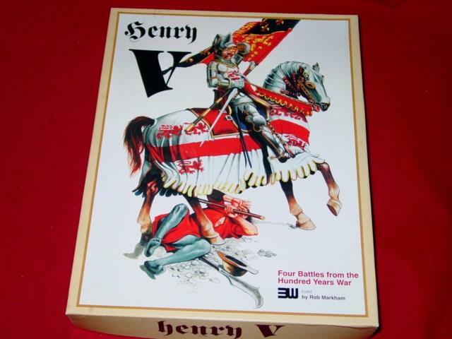 3W – HENRY V – 4 Battles from the Hundred Years War Game (PUN) EX RARE