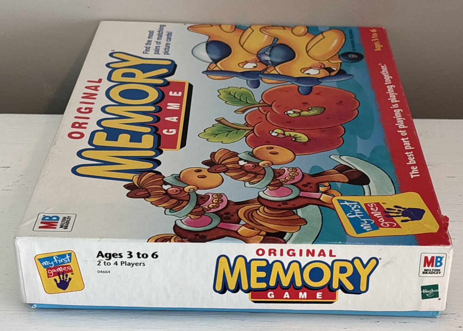 2001 Original Memory Game/ Board Game – Milton Bradley / Hasbro – Complete