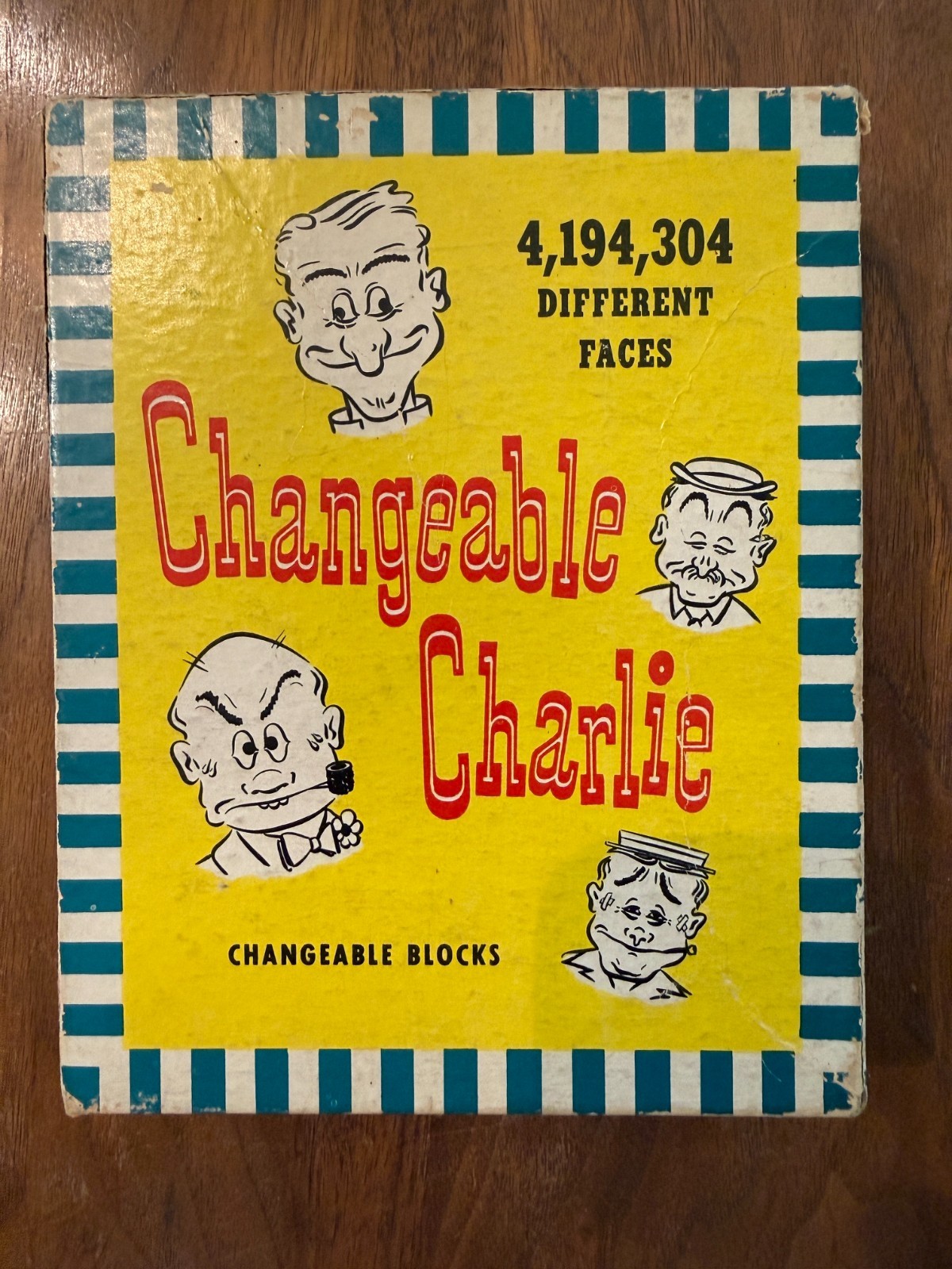 Changeable Charlie, 11 Blocks Puzzle Game, Gaston, Cincinnati, 1948