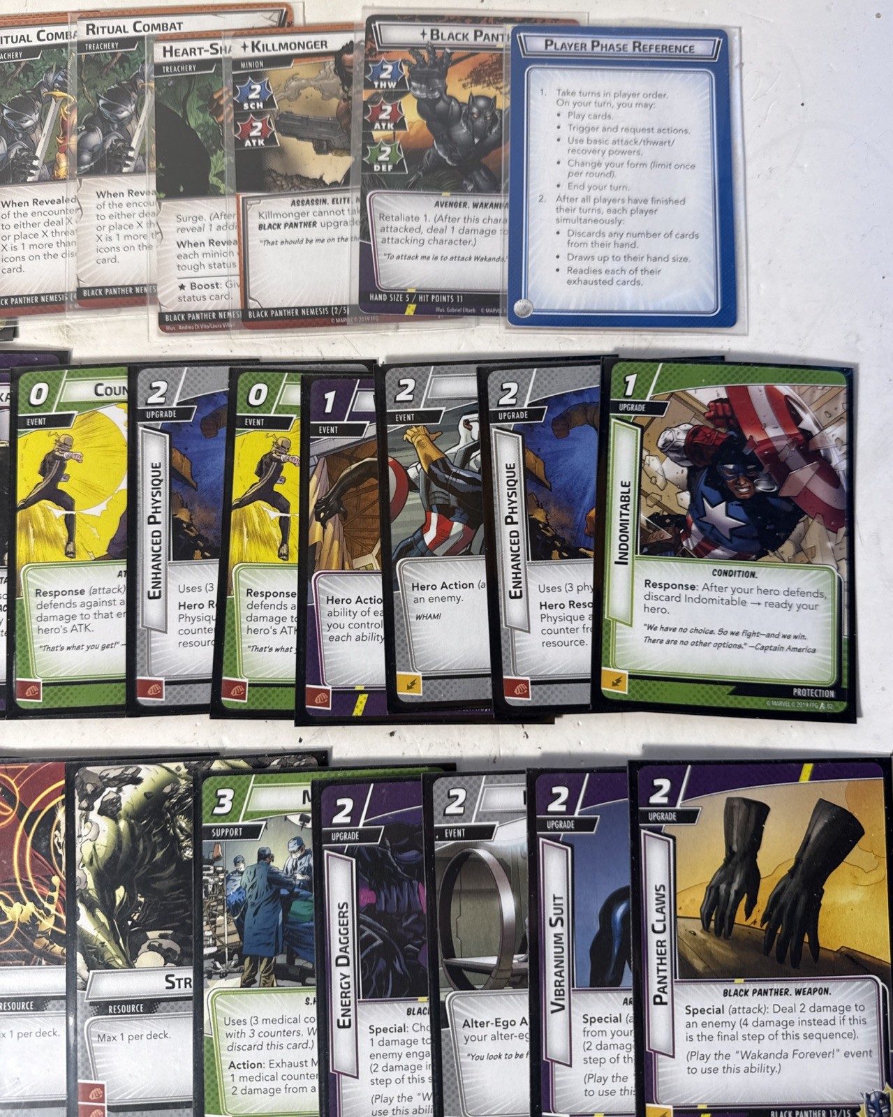Black Panther Hero Pack Marvel Champions LCG (48 Cards + Art Sleeves)