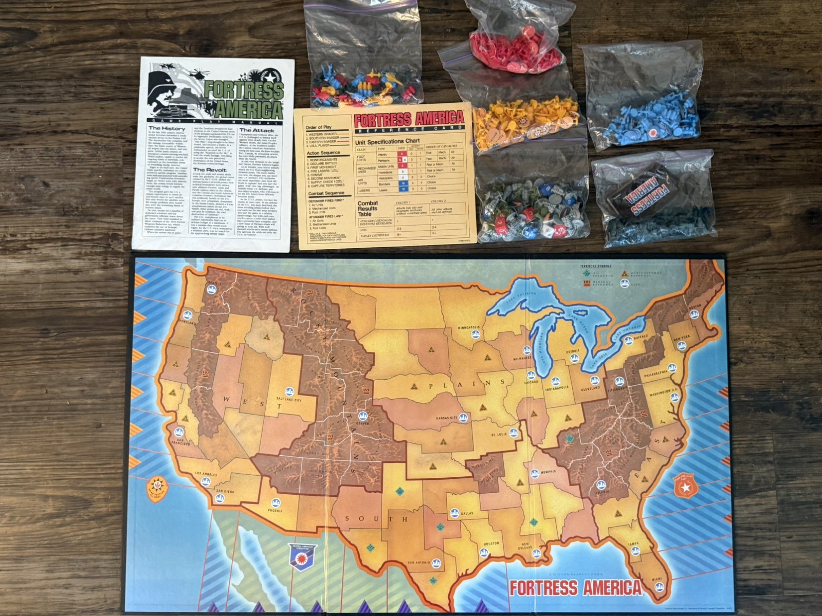 Fortress America MB Gamemaster (plus Axis/Allies & Conquest of Empire)