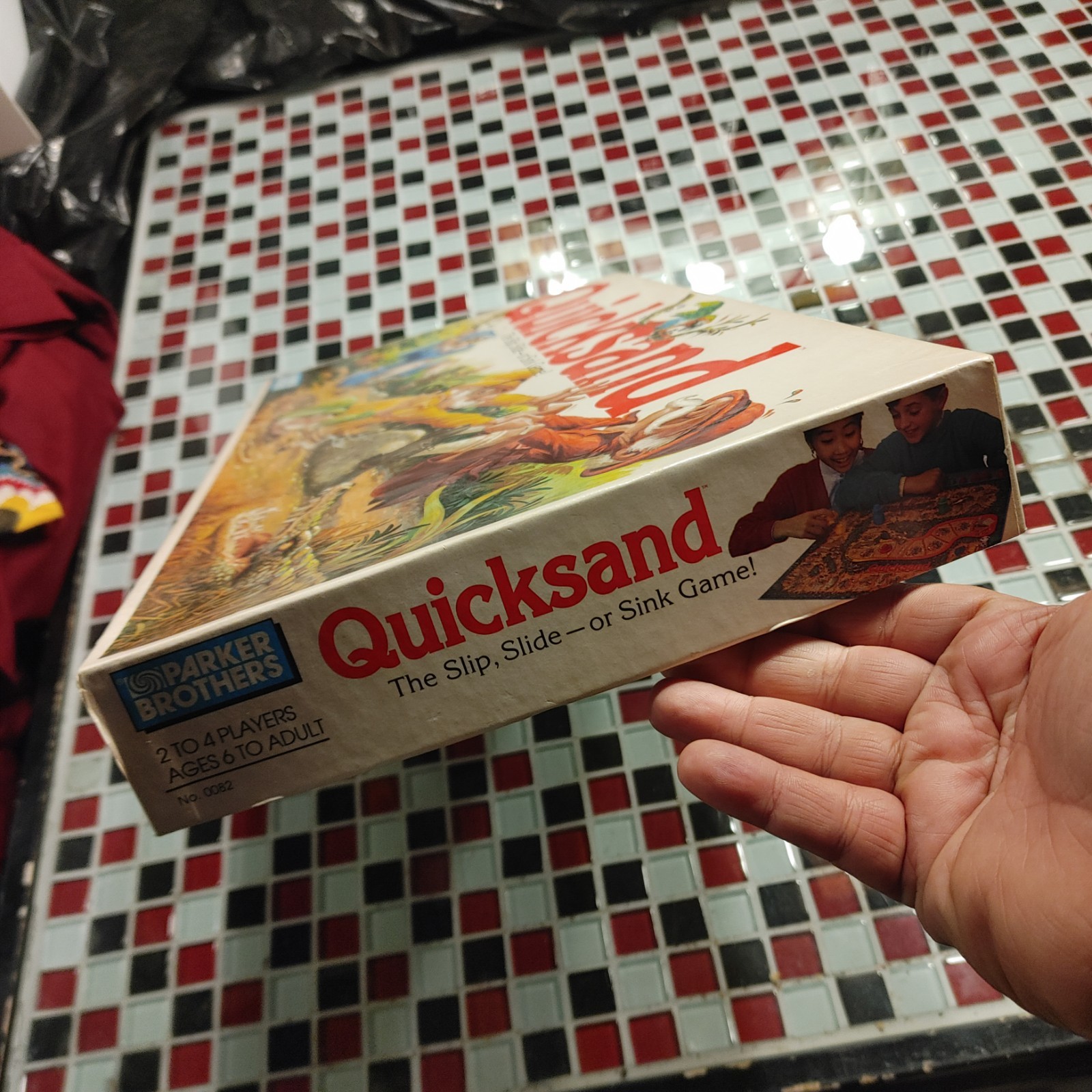 COMPLETE ~ Vtg 1989 Quicksand Slip Slide or Sink Parker Brothers Board Game