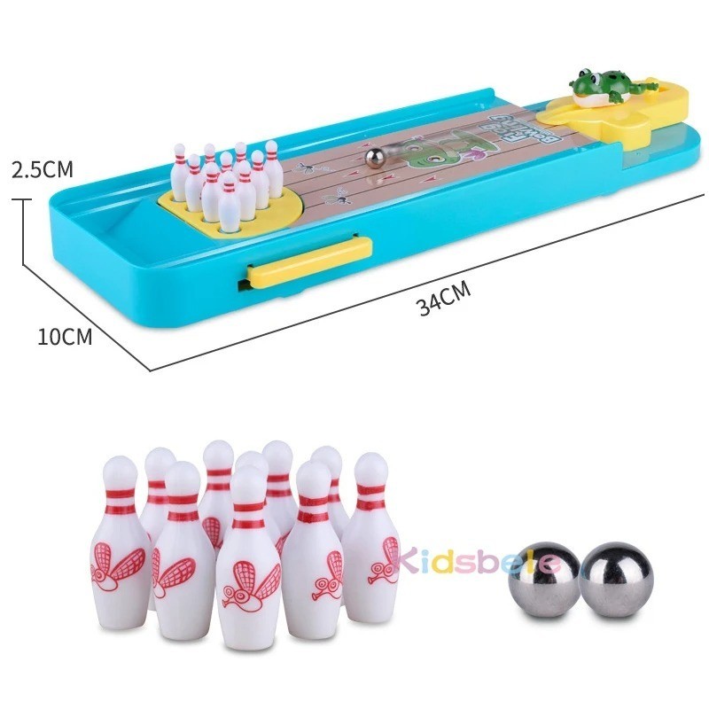 Mini Desktop Bowling Game Toy Funny Indoor Parent-Child Interactive Table Sports