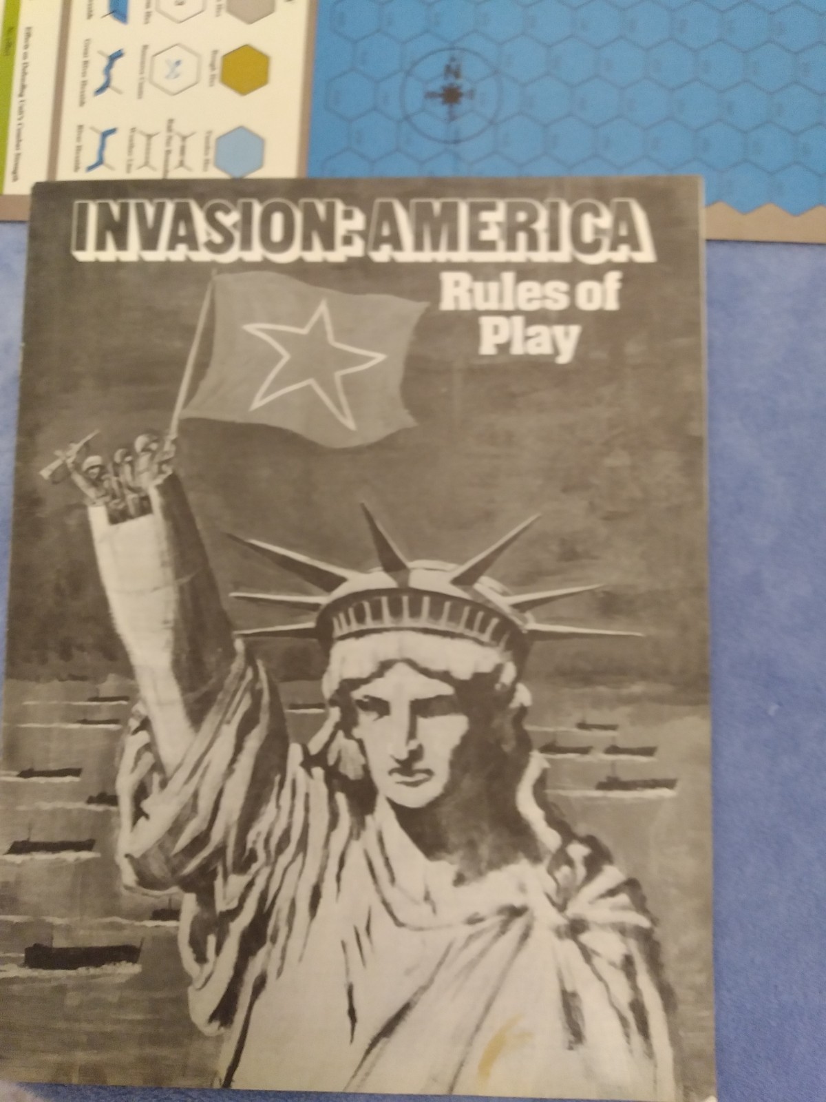 SPI 1976 Invasion America Game Death Throes Of The Superpower Punched READ DESC