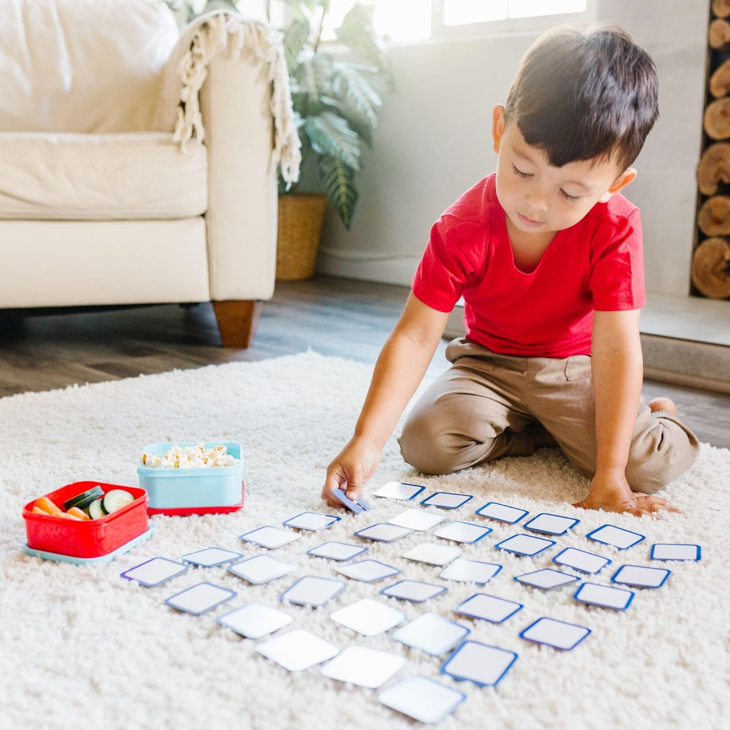 Memory Matching Game – 18 Educational Pairs for Toddlers & Preschool – Transport