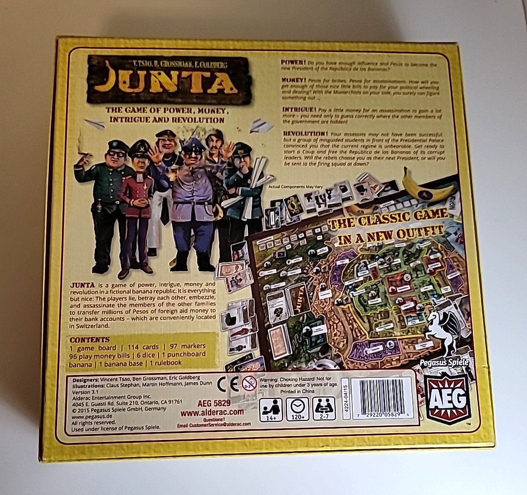 Junta Board 2015, Alderac Entertainment Group, Pre Owned