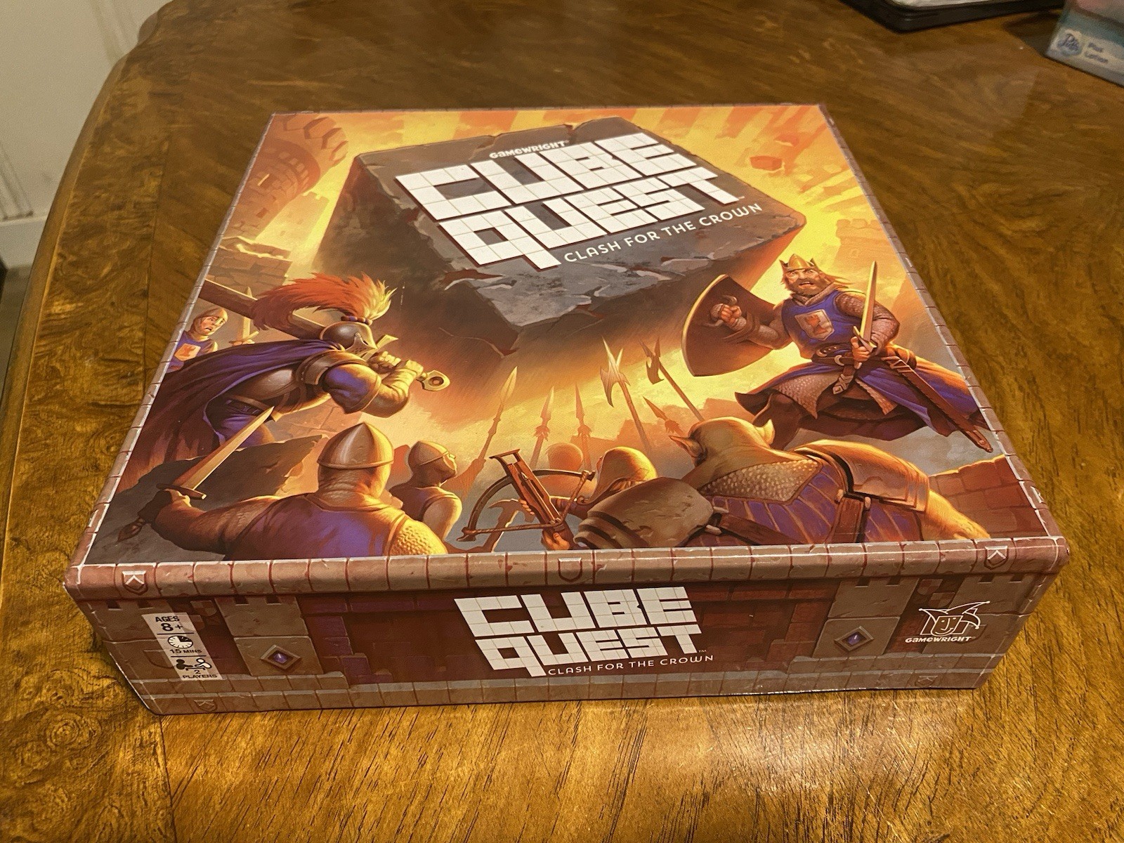 Gamewright Cube Quest Clash for the Crown Board Game Dexterity Complete 2014