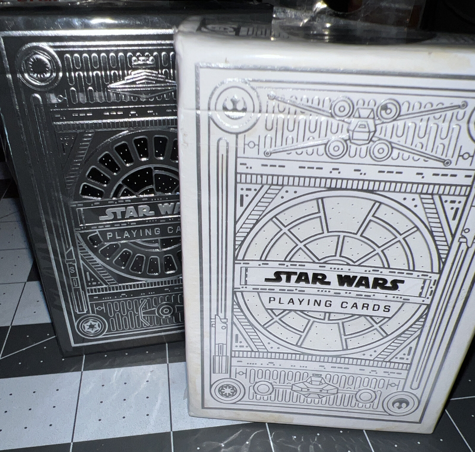 2 pk Silver Edition Star Wars Playing Cards – Light Side White