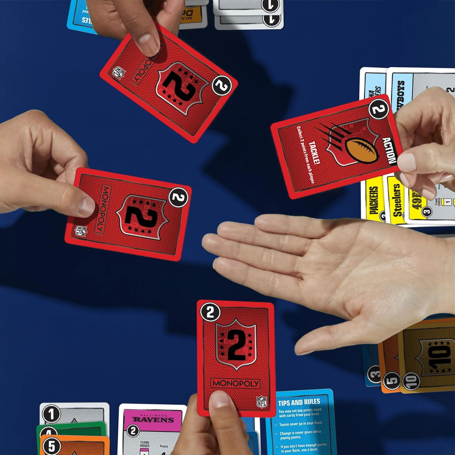 Deal NFL Edition Game | Officially Licensed NFL Card Game for Families and Kids