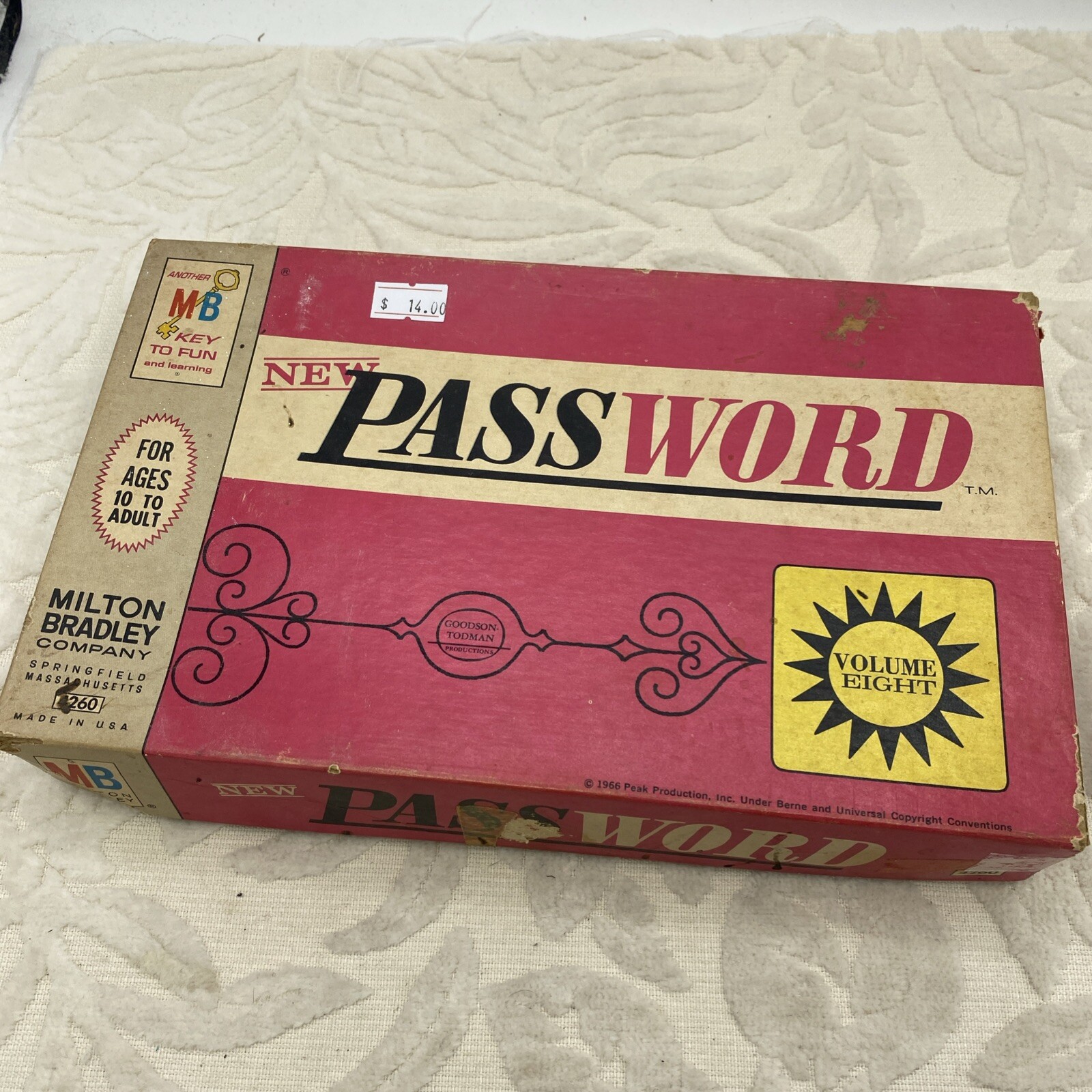 Milton Bradley Password Game – Volume 8 Ages 10 And Up Complete Game