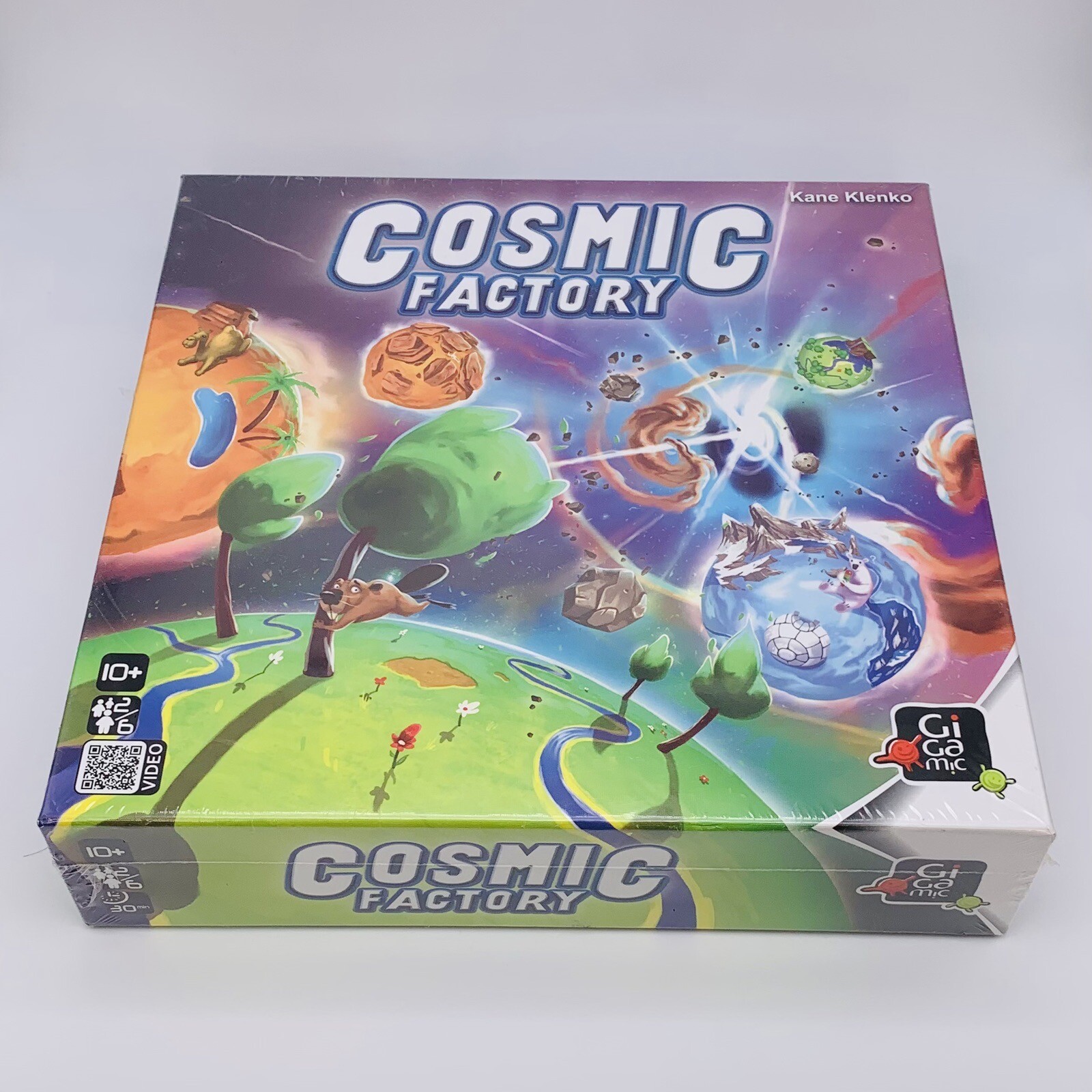 Cosmic Factory Kane Klenko Tile Lating Board Game Gigamic 2018 – New Sealed