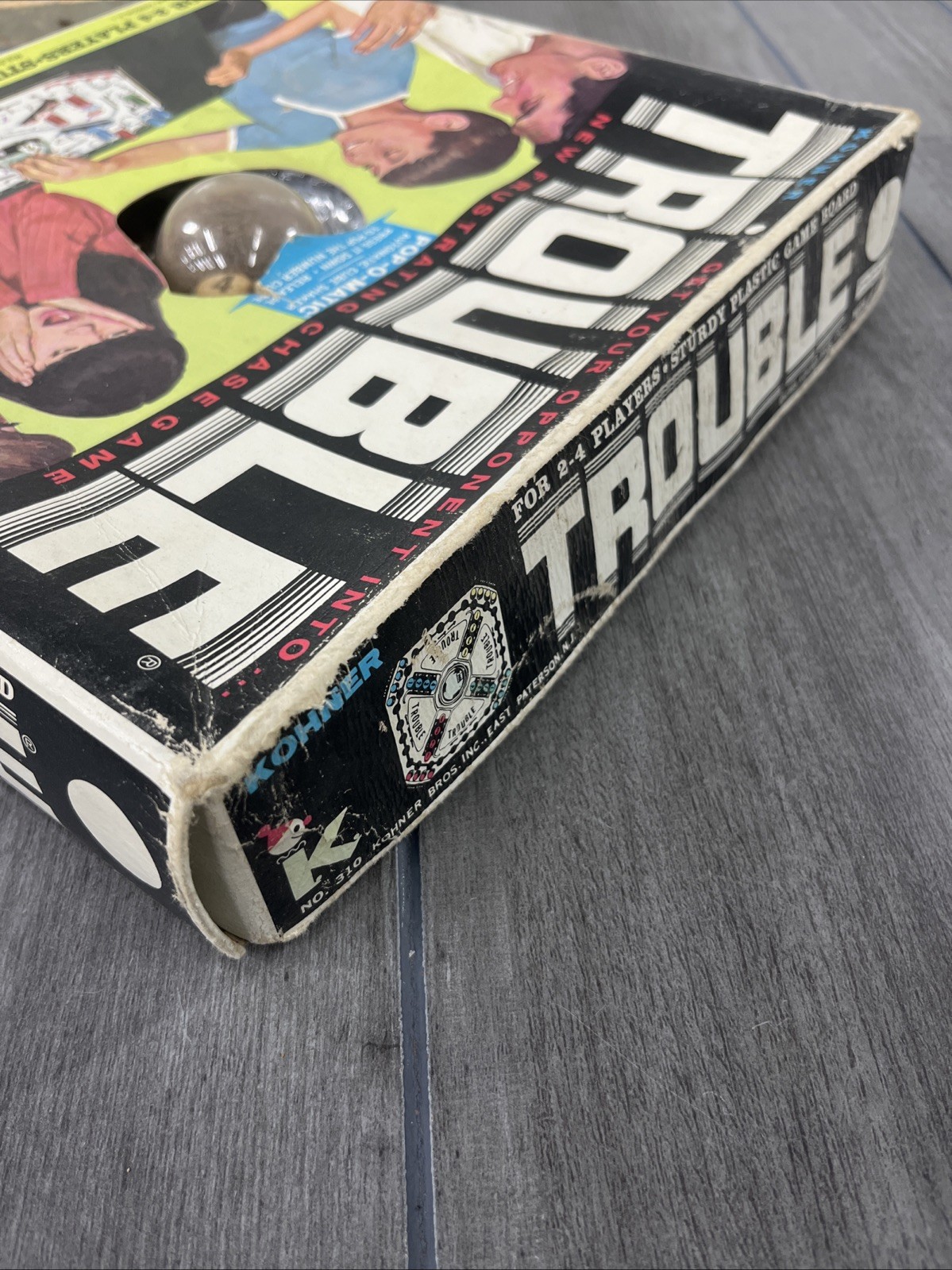 Vintage Trouble Board Game 1965 Complete With Original Pieces And Box (No Bag)