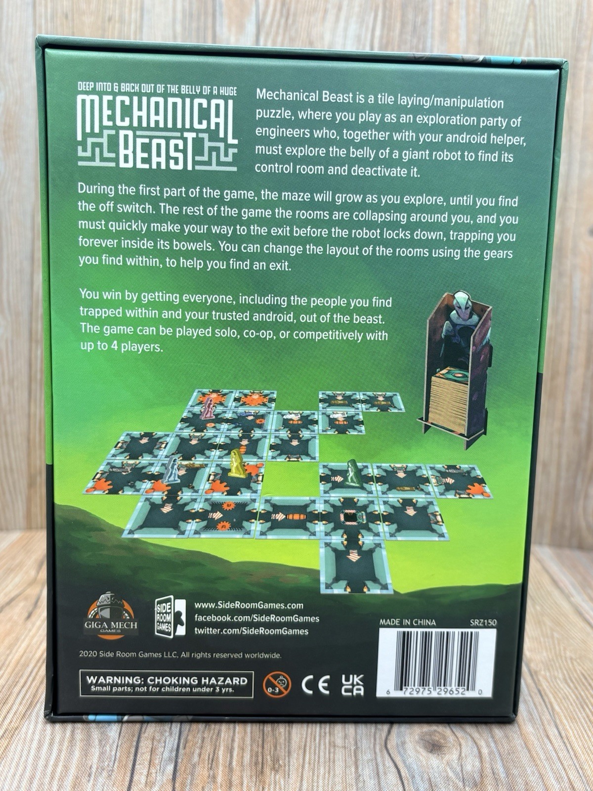 Side Room Board Game Mechanical Beast – Side Room Games Ben Morayta