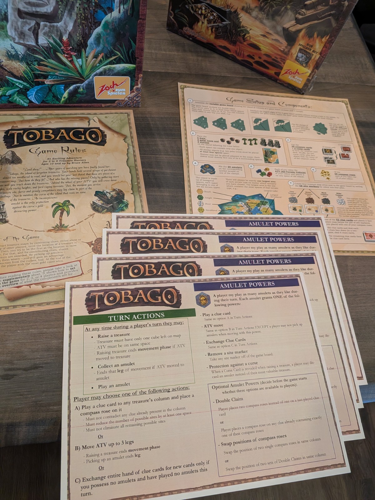 Tobago Board Game With VOLCANO expansion NiS – Crazy Price! Flat Shipping!