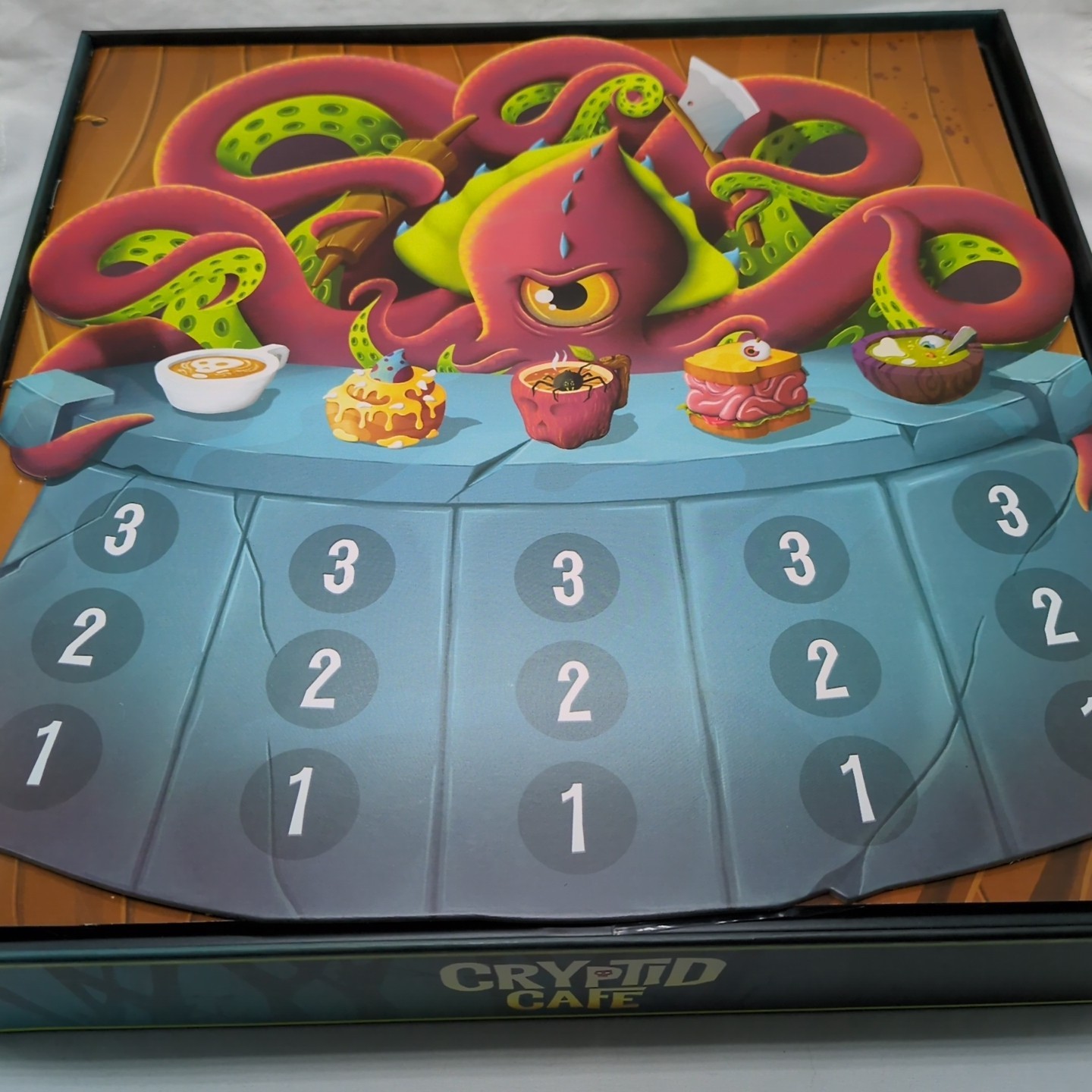 *Incomplete* Cryptid Cafe 25th Century Squatchy Games Board Game