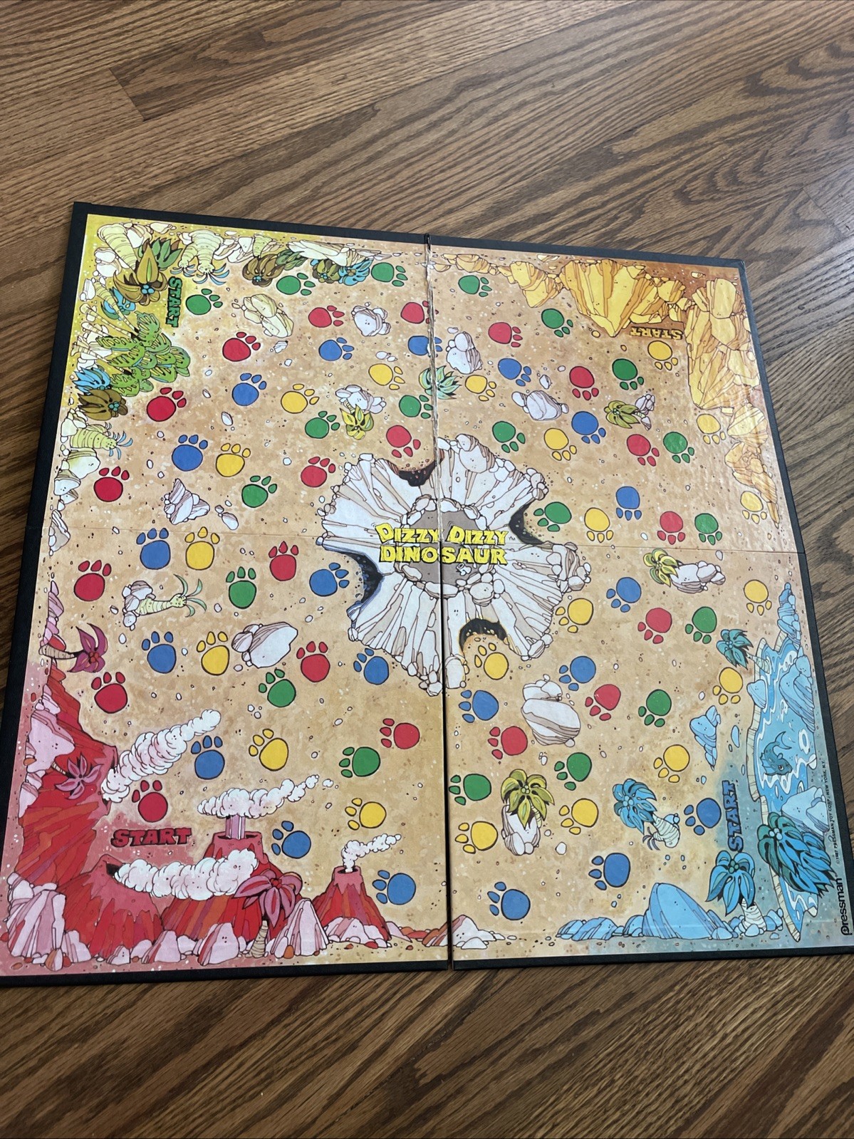 Dizzy, Dizzy Dinosaur – Board Game – Pressman – Complete – Vintage 1987