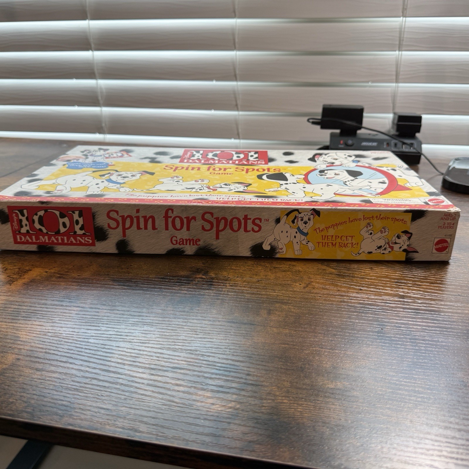1996 Disney 101 Dalmatians Spin for Spots Mattel Board Game Vintage-Complete