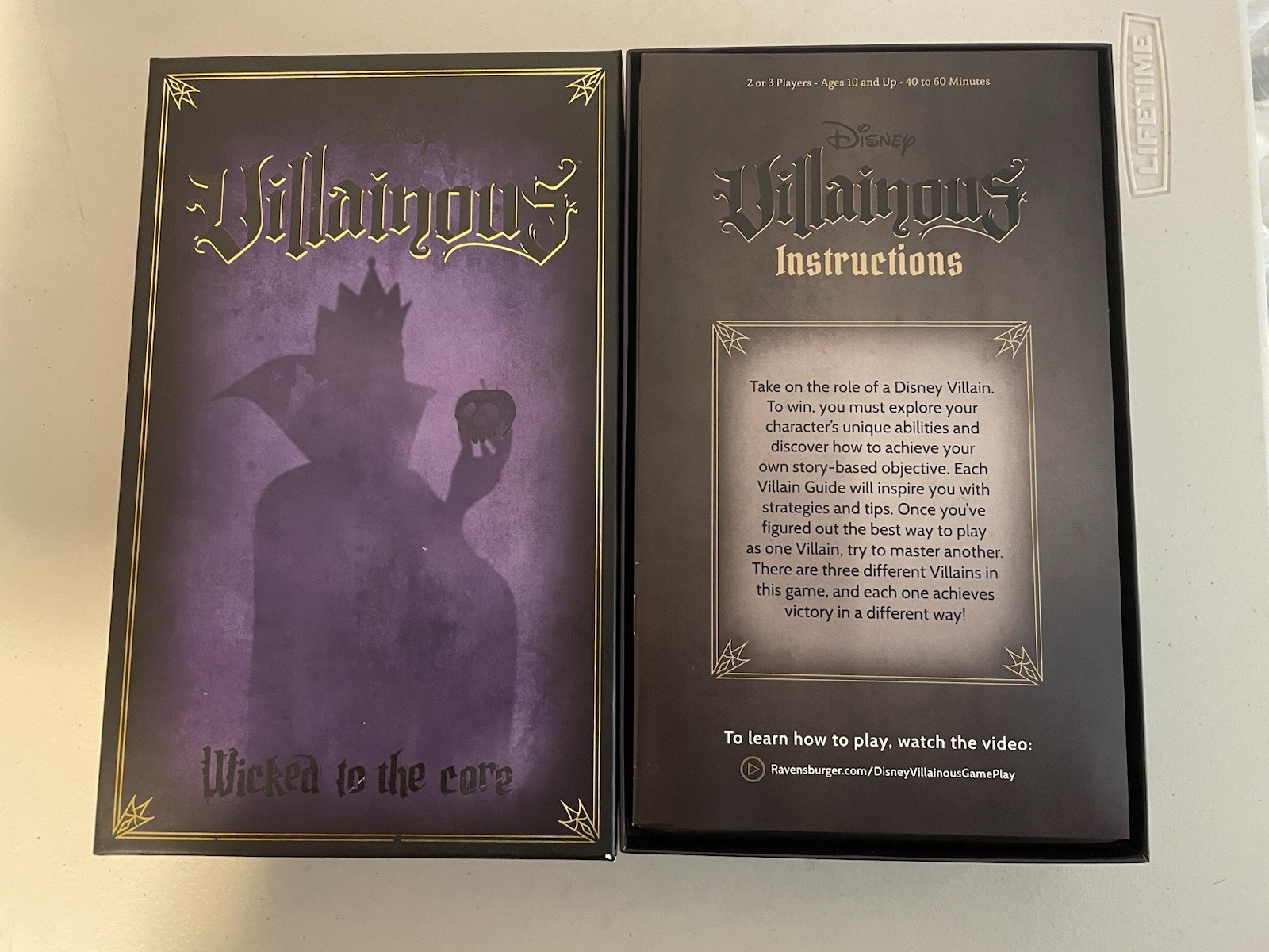 Ravensburger Disney Villainous: Wicked to The Core Board Game X237