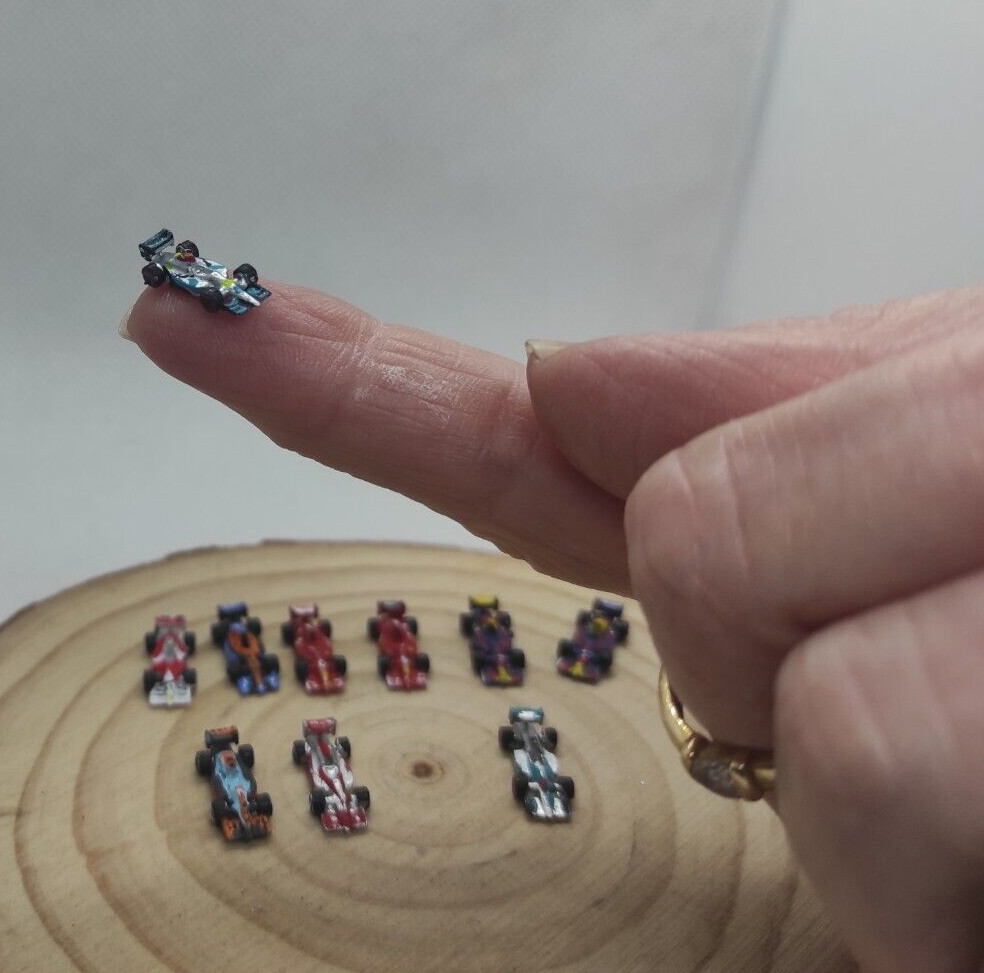 FORMULA D Artisan F 1 TEAMS 2024. 1 3D car Handmade painting. Board Game.