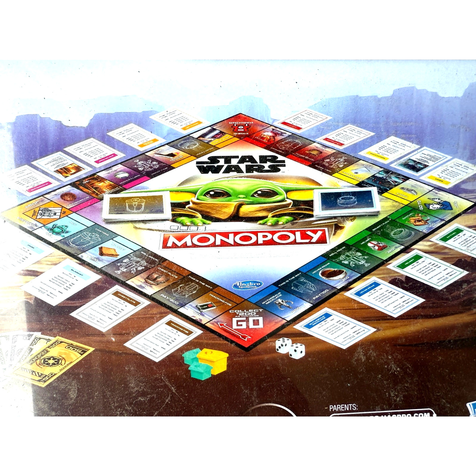 Star Wars Monopoly Board Game The Mandalorian Edition Disney Grogu Baby Yoda New